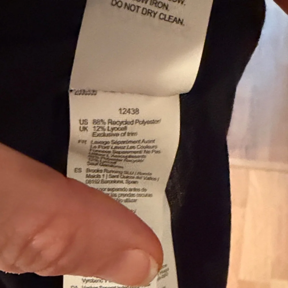 Brooks Black Performance Tee with Yellow Logo Mens NWT Medium - Picture 5 of 6